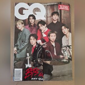 GQ Magazine March 2026 BTS Cover Issue – Read Once – Cover Cut at Address Label